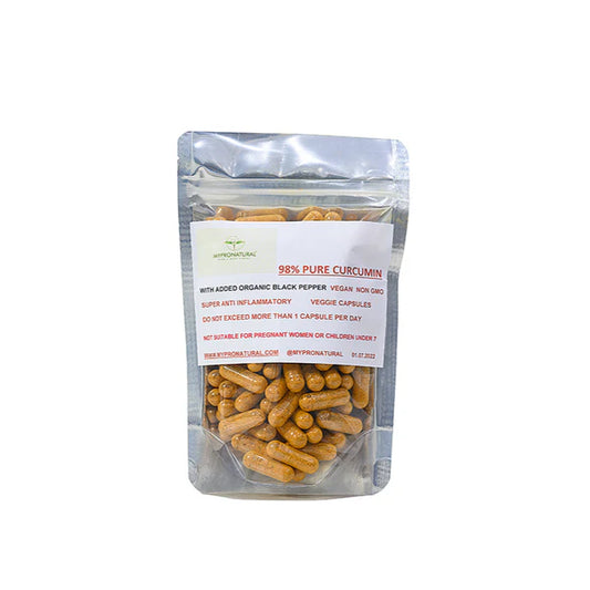 Curcumin with Black Pepper Piperine Capsules - ShilliJet